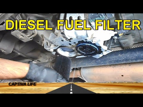 Diesel fuel filter - Holden Captiva LTZ Diesel 2.2L