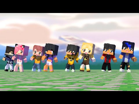 STAY SUPER IDOL YAY! ARIGATO APHMAU SQUAD WITH ETHOBOT AND DAISY - MINECRAFT ANIMATION #shorts