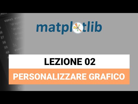 Personalizzare grafici - Matplotlib Python Tutorial Italiano 02