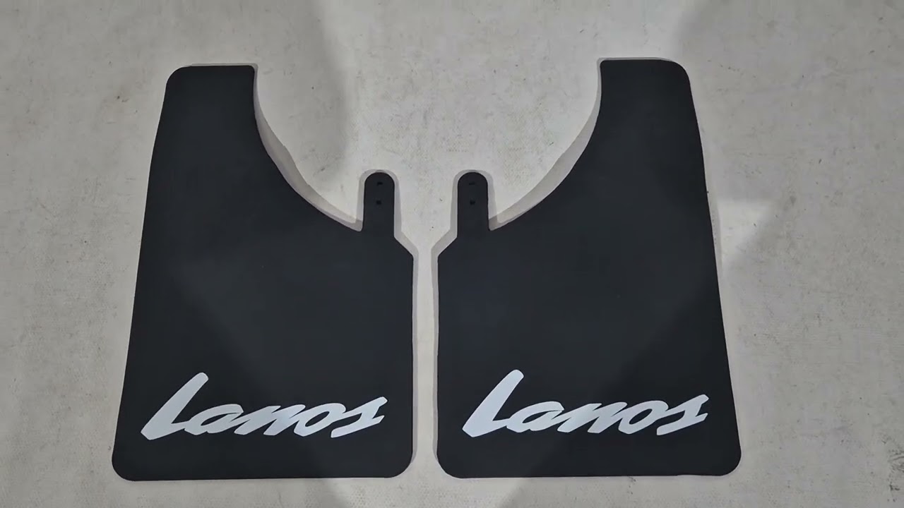 Chevrolet Lanos 1998-2017 рр. Бризковики Polytep (230*375, 2 шт) Video 1