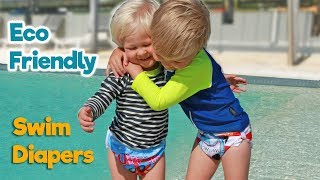 AGE ADJUSTABLE + REUSABLE SWIMMING DIAPERS  🌎 Good for the Planet