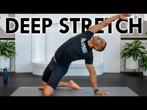 60 Minute Full Body Deep Stretch Yoga Daily Routine for Flexibility and Recovery (100 STRETCHES!)