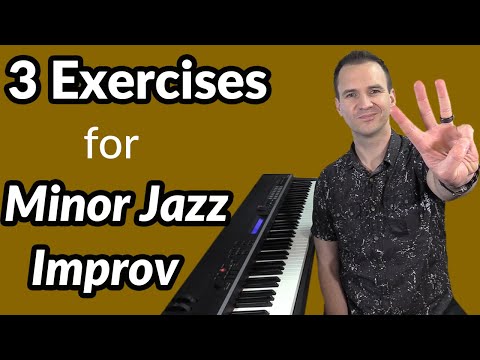 3 Exercises to Improvise Minor Jazz Piano
