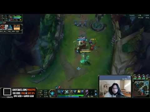 Imaqtpie - Kalista/Tahm Kench vs Jinx/Morgana «Boss» (Ranked Gameplay)