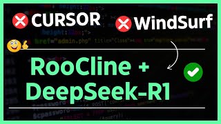 Deepseek-R1 + RooCline : This CRAZY AI Coder is AMAZING! Cursor & Windsurf Alternative