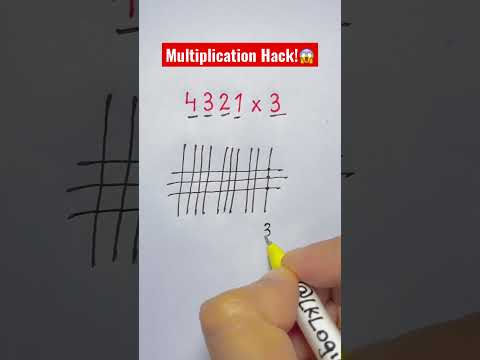 Did you know you can multiply with lines and dots?😱