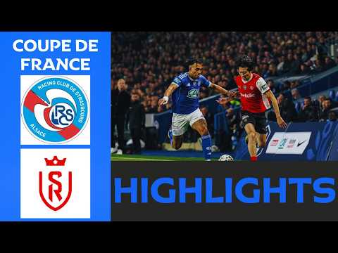 Strasbourg - Reims | 2-1 | Highlights | Coupe de France 2025-26 | strasbourg reims