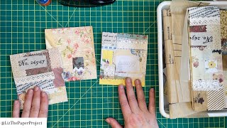 TUTORIAL DOUBLE POCKET WITH TOP FLAP - ONE PAGE WONDER? #junkjournalideas #ephemera #happymail