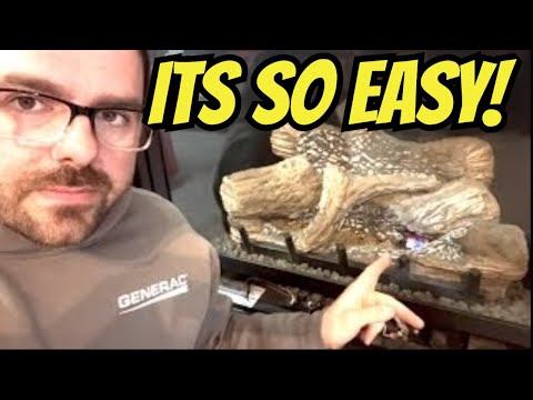 How To Light The Pilot On A Gas Fireplace!