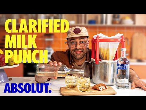The Legendary Clarified Milk Punch | Absolut Drinks With Rico
