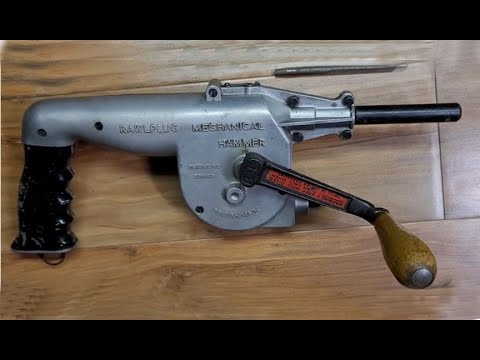 Rawlplug Mechanical Rotary Hammer patented in 1937