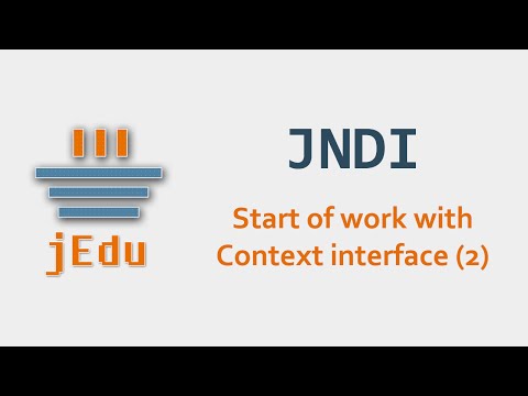 03. JNDI - start of work with Context interface (2)