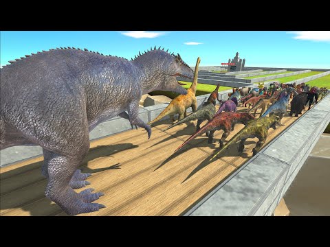 ARBS GODZILLA | All Units Escape from Giganotosaurus