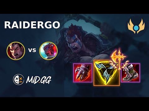 MID.GG: [ RaiderGO ] Darius TOP vs Yone | EUW CHALLENGER | LOL Season 2025