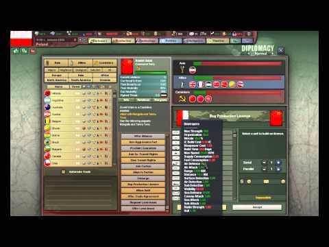 Hearts of iron 3 TFH beginners tutorial 3: Diplomacy
