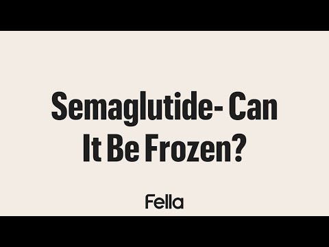 Can you freeze semaglutide? Storage guidelines explained
