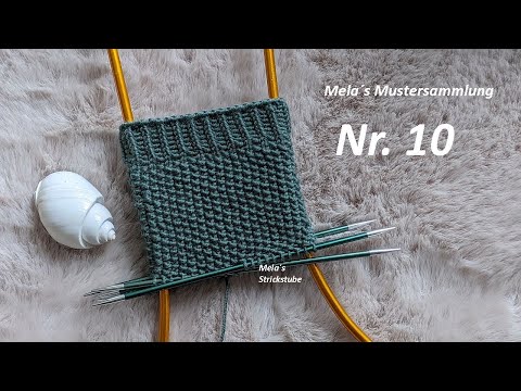 Sockenmuster Nr. 10 - Strickmuster in Runden stricken / rechts/links Muster /  knitting sock pattern