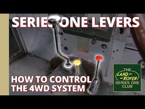 Land Rover Series 1 - Gear and Levers Guide - How the 4wd system works.