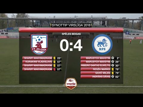 FK Jelgava - RFS 0:4 labākie momenti (7. okt.)