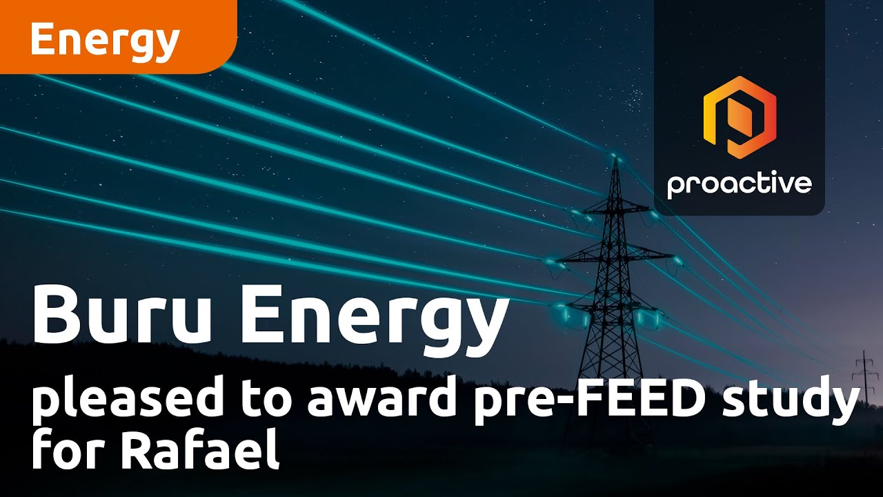 Buru Energy pleased to award pre-FEED study for Rafael