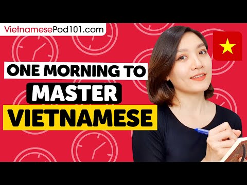 One Morning to Learn Vietnamese (Perfect for All Beginners)