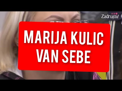 MARIJA KULIC VAN SEBE - DESIO SE HAOS! SVI U ŠOKU