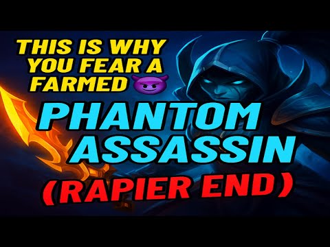 This is Why You FEAR a Farmed Phantom Assassin 😈 (Rapier End!)