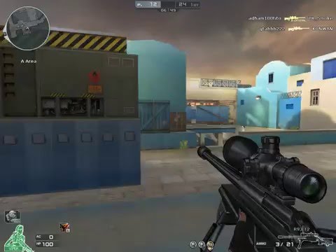 CrossFire NA : Greece Sniper FFA Gameplay