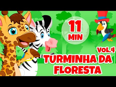 Turminha da Floresta Vol. 4 - Giramille 11 min | Desenho Animado Musical