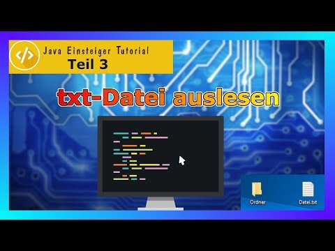 Java Textdateien auslesen | Teil [3/3] | JAVA Tutorial