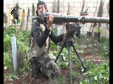 استهداف تحصينات قوات النظام في مطار منغ العسكري بواسطة قذائف بي 9 من قبل كتيبة الشهيد رفعت خليل