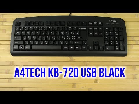A4tech KB-720 Black USB - video