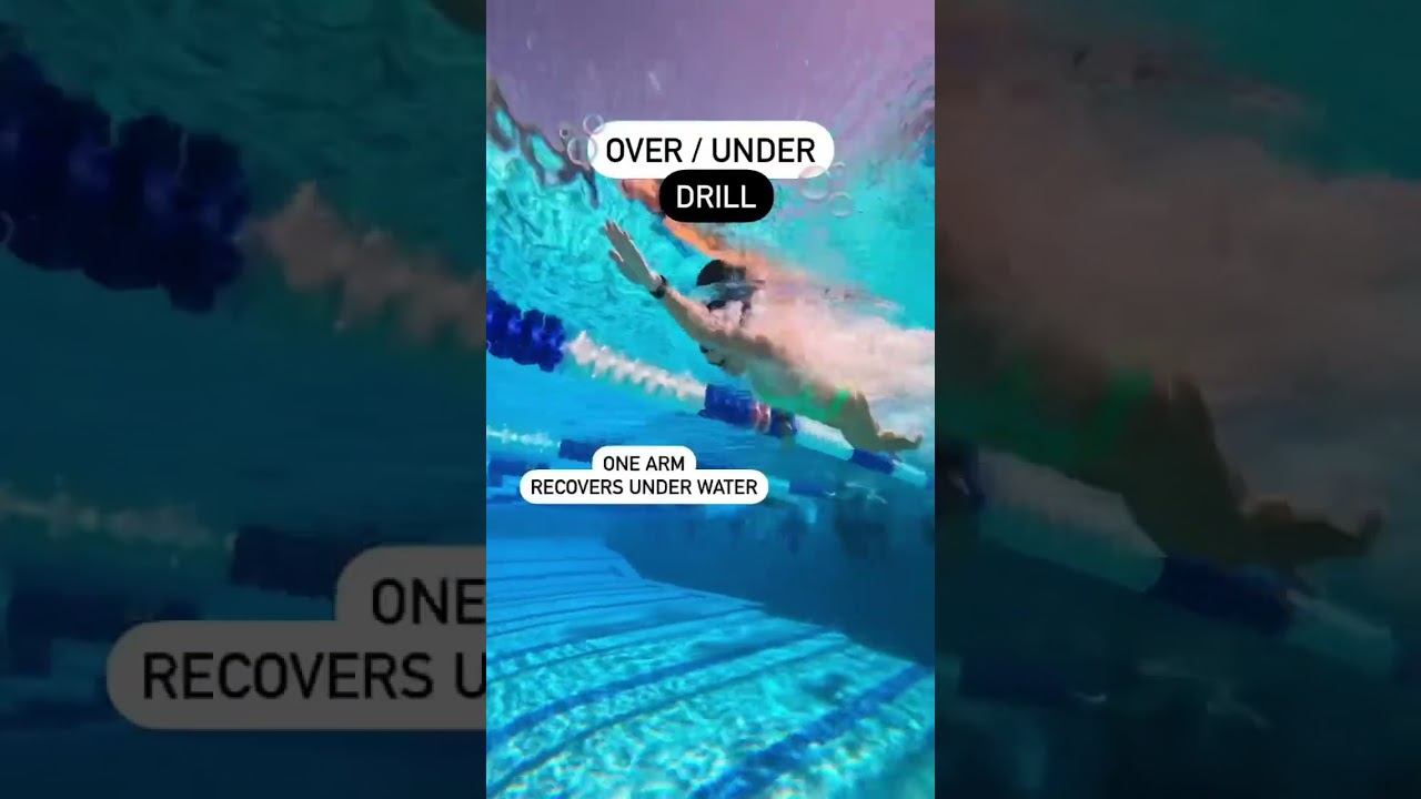 Improve your freestyle with this simple swim drill 🔥 #swim