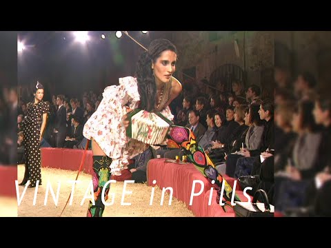 Vintage in Pills JOHN GALLIANO Spring 1997 Paris - Fashion Channel