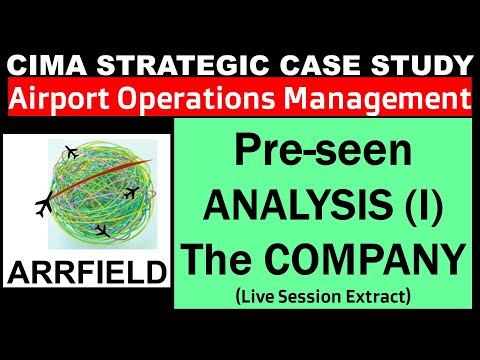 CIMA SCS Arrfield Pre-seen Analysis - May & August 2021 | CIMA Strategic Case Study with AZB