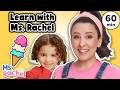 Learn with Ms Rachel - Friendship & Social Skills - Videos for Kids - Colors, Letters & Counting