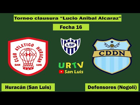Primera "A" | LSF | Fecha 16 | Huracán Vs. Defensores (Nogolí)