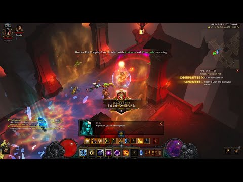 Diablo 3 [Season 28] Tal Rasha Comet Wizard Solo GR150 in 9:04 (NA Rank 6)