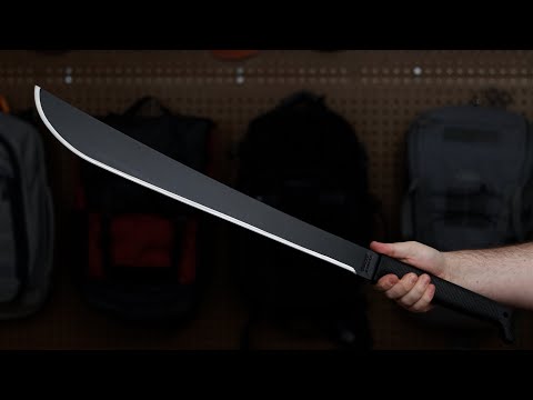 Cold Steel Two Handed Latin Style Machete With Black 1055 Steel