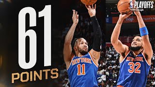 Karl-Anthony Towns - Jalen Brunson - New York Knicks - Detroit Pistons