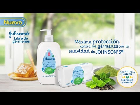 Voiceovers YouTube video thumbnail - JOHNSON’S® Libre de Gérmenes, máxima protección contra los gérmenes con la suavidad de JOHNSON’S®