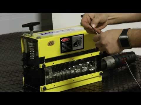 Manual Wire Stripping Machine with Drill Attachment - BLUEDOG WIRE STRIPPER BWS-38-MF-DA