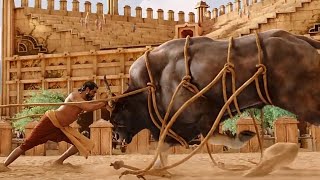 Bull Fight scene  Bahubali : the beginning