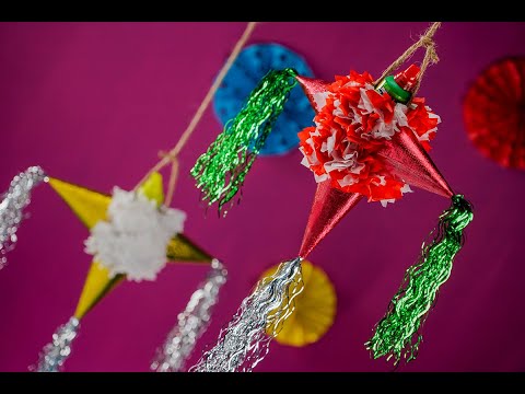 Cómo hacer piñatas mini con cartón reciclado | Craftología