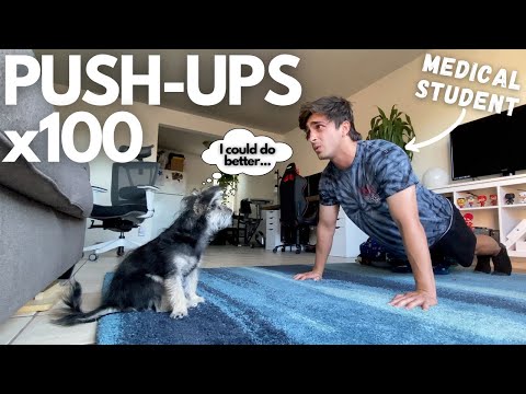 I Did 100 Push-Ups Every Day For A Week! | Medical School Vlog