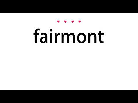How to pronounce fairmont - Vocab Today