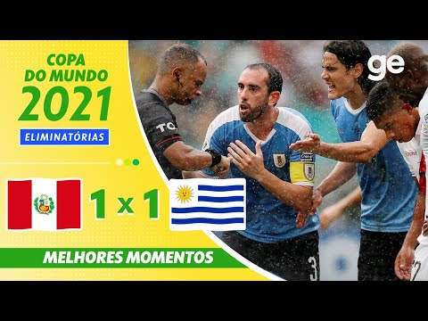 Gols e lances de Peru x Uruguai