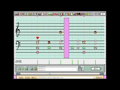 Mario Paint | Reef Resort - Kirby Star Allies