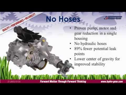 Hydro-Gear ZT-2800 ZT-3100 Product Presentation (english)