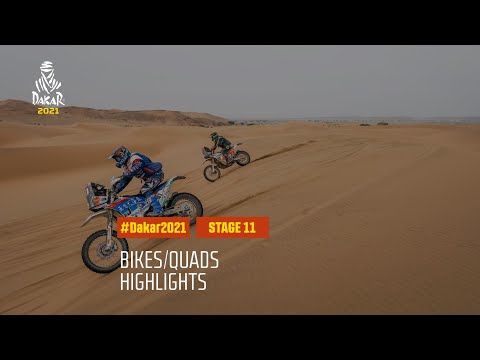 #DAKAR2021 - Stage 11 - AlUla / Yanbu - Bike/Quad Highlights